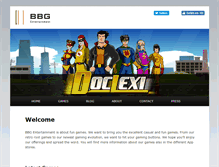 Tablet Screenshot of bbg-entertainment.com